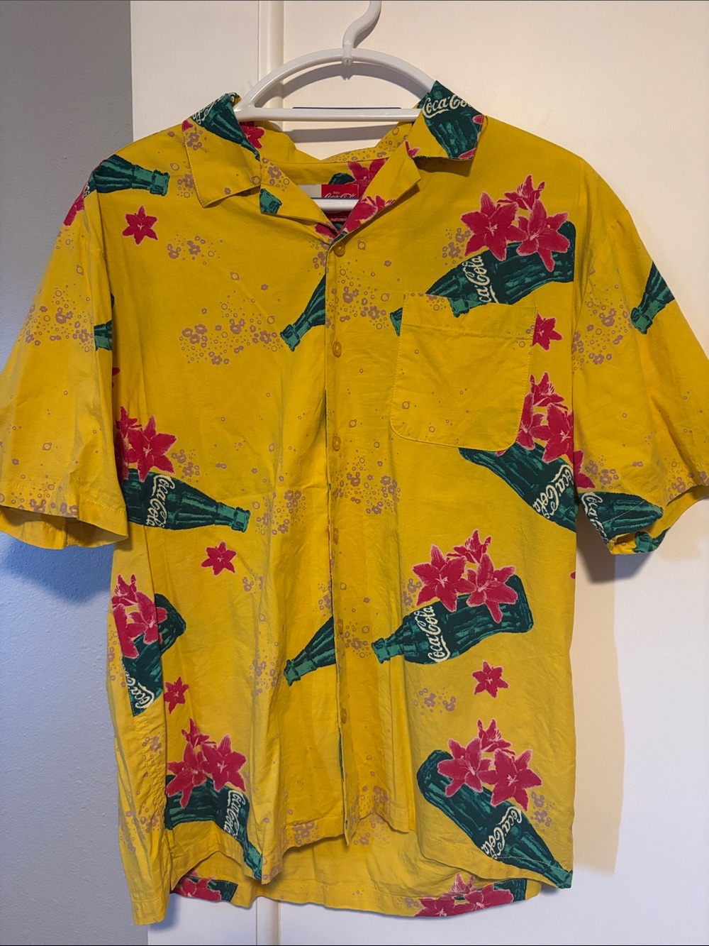 Brixton x Coca Cola Hawaiian Short-Sleeve Button-Up Shirt